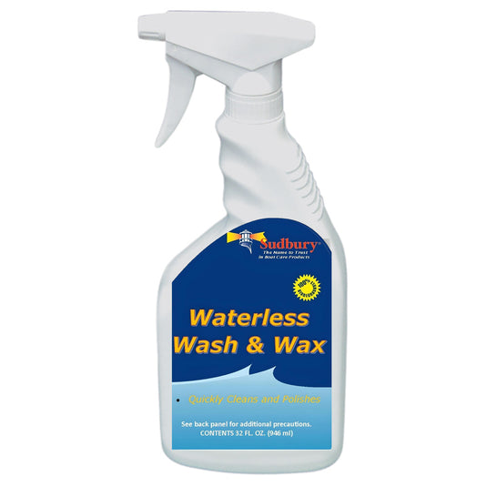 Sudbury Waterless Wash  Wax  32oz Spray Bottle 150Q