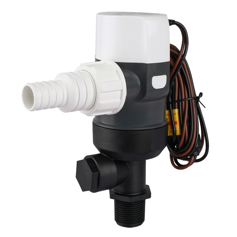 Load image into Gallery viewer, Commodore 1100 GPH Vertical Livewell Pump  Short  12V CMD311100L

