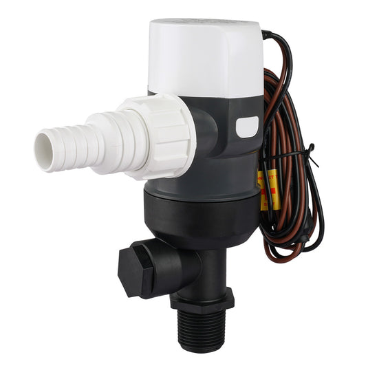 Commodore 1100 GPH Vertical Livewell Pump  Short  12V CMD311100L
