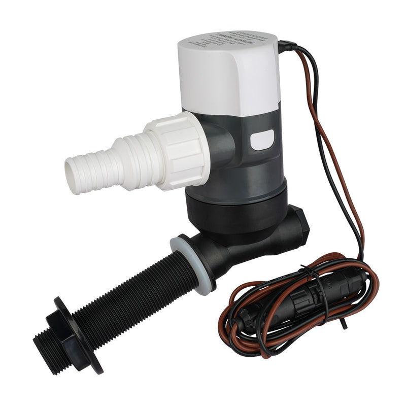 Load image into Gallery viewer, Commodore 1100 GPH Angled Livewell Pump  12V CME311100L
