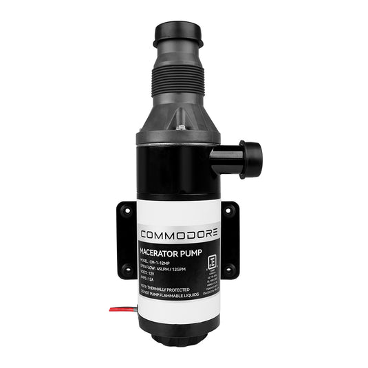 Commodore 12 GPM Macerator Pump  12V CM112MP