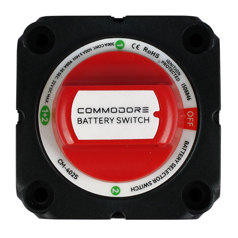 Load image into Gallery viewer, Commodore 4Position Compact Dual Battery Selector Switch CM402S
