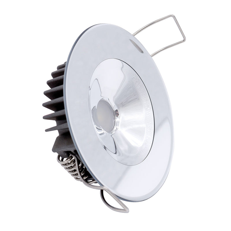 Load image into Gallery viewer, Lumitec Illusion Flush Mount LED Down Light  Spectrum RGBW  Cool White  Mirrored Housing 117147
