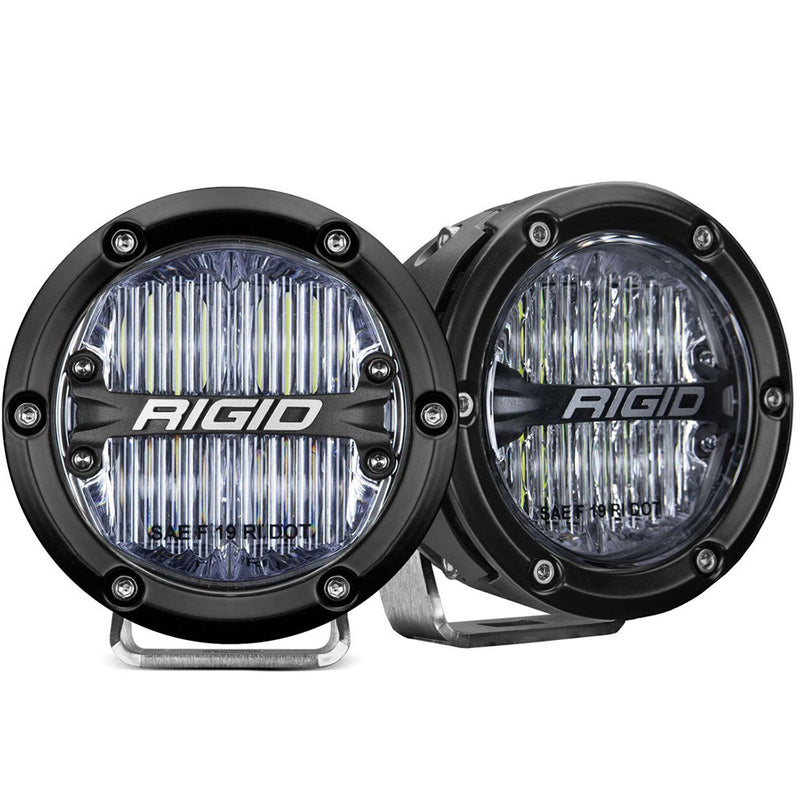 Load image into Gallery viewer, RIGID Industries 360Series 4 LED SAE Fog Beam  White  Set of 2 36120
