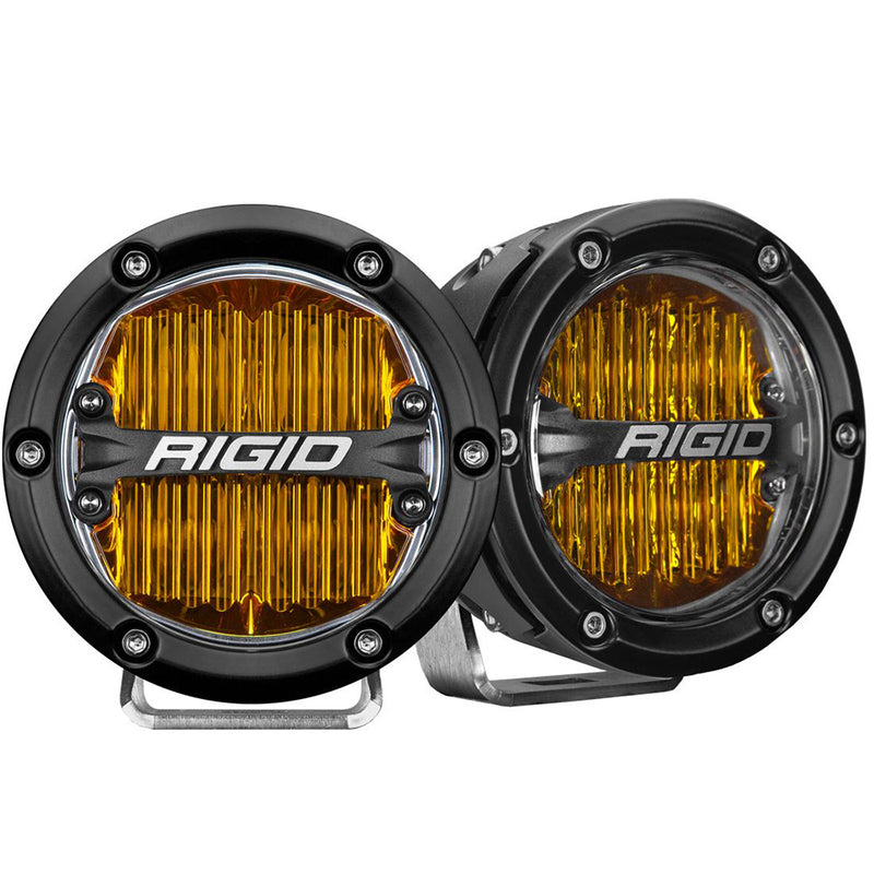 Load image into Gallery viewer, RIGID Industries 360Series 4 LED SAE Fog Beam  Yellow  Set of 2 36121
