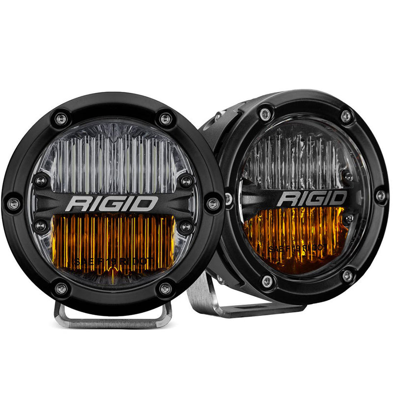 Load image into Gallery viewer, RIGID Industries 360Series 4 LED SAE Fog Beam  YellowWhite  Set of 2 36122
