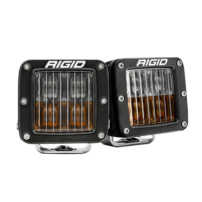 Load image into Gallery viewer, RIGID Industries DSeries LED SAE Fog Beam  YellowWhite  Set of 2 50482
