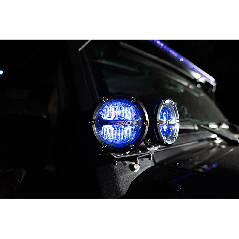 Load image into Gallery viewer, RIGID Industries 360Series RGBW 4 Offroad Lamp Drive Beam wRGBW Backlight Pods  Set of 2 36401
