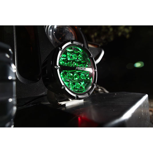 RIGID Industries 360Series RGBW 6 Offroad Lamp Spot Beam wRGBW Backlight Pods  Set of 2 36412