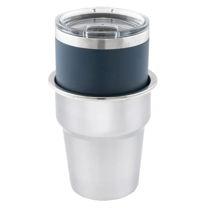 Load image into Gallery viewer, Whitecap Extra Large Stainless Steel Flush Cupholder S3507C
