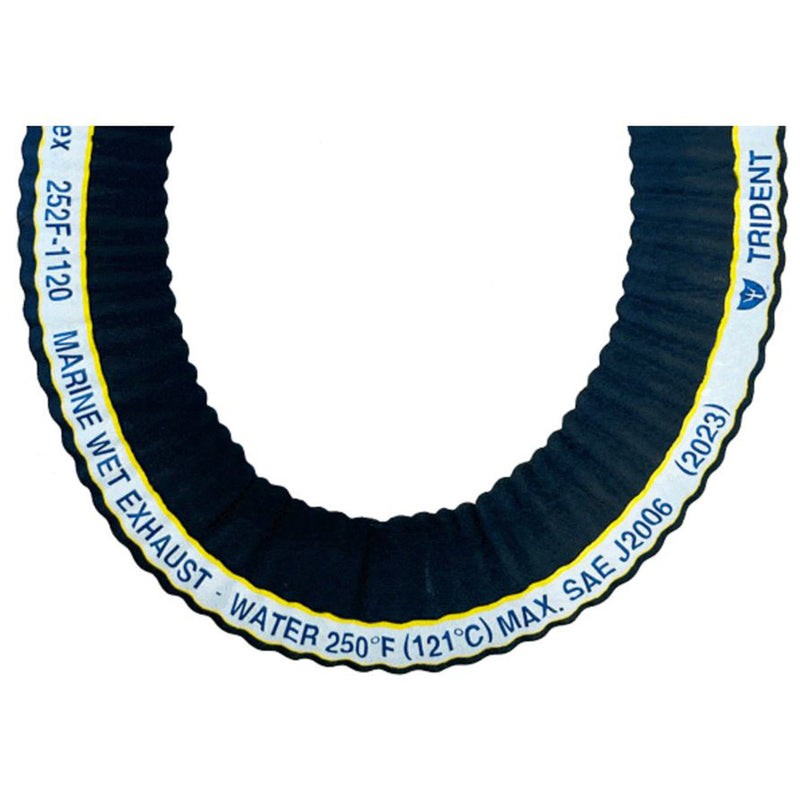 Load image into Gallery viewer, Trident Marine 112 x 50 ExtraFlex Corrugated Marine Wet Exhaust Hose 252F1126
