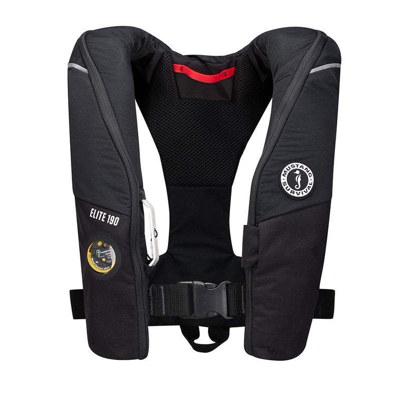 Load image into Gallery viewer, Mustang Elite 190 Offshore Inflatable PFD  Black MD3170130
