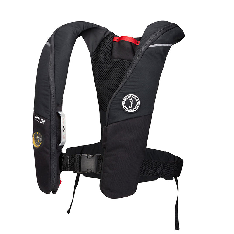 Load image into Gallery viewer, Mustang Elite 190 Offshore Inflatable PFD  Black MD3170130
