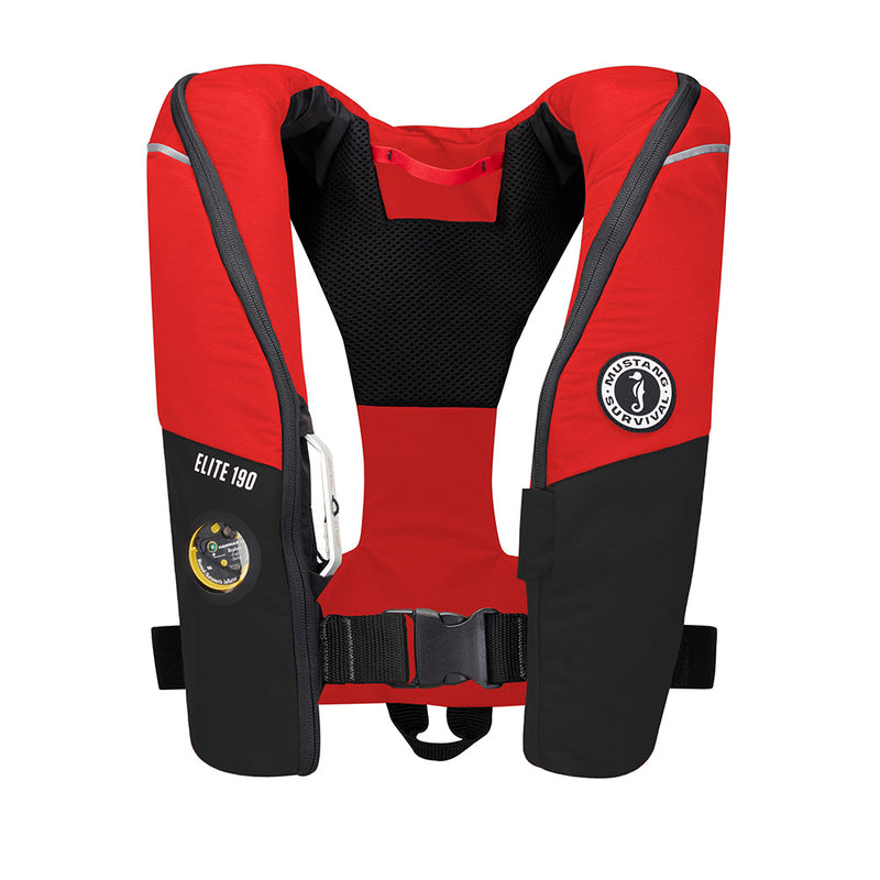 Load image into Gallery viewer, Mustang Elite 190 Offshore Inflatable PFD  RedBlack MD31701230
