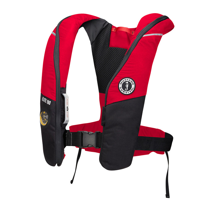 Load image into Gallery viewer, Mustang Elite 190 Offshore Inflatable PFD  RedBlack MD31701230
