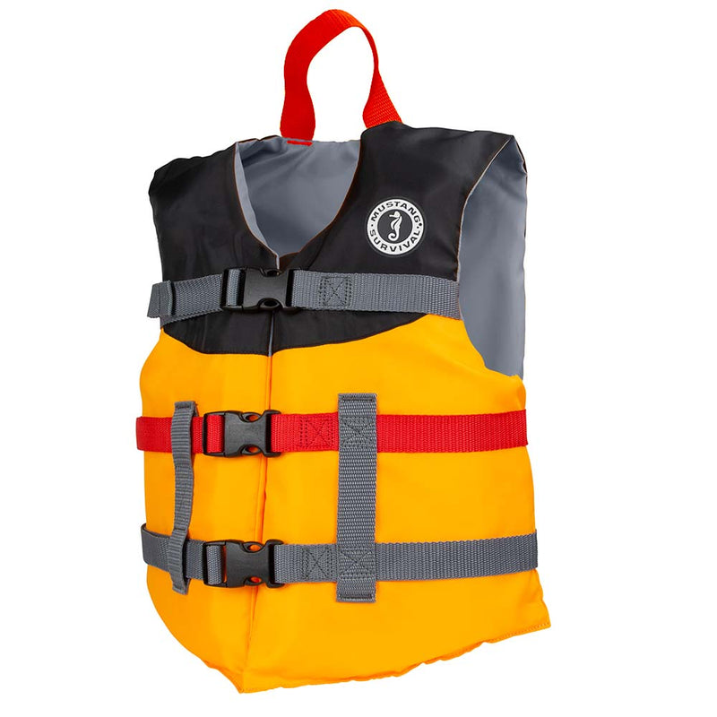 Load image into Gallery viewer, Mustang Youth Livery Foam Vest  MangoBlack MV2300022030
