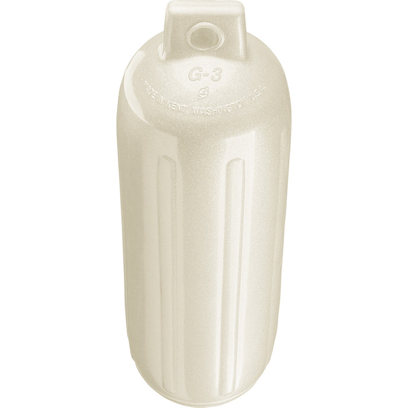 Load image into Gallery viewer, Polyform G3 Twin Eye Fender 55 x 19  Metallic White G3 METALLIC WHITE
