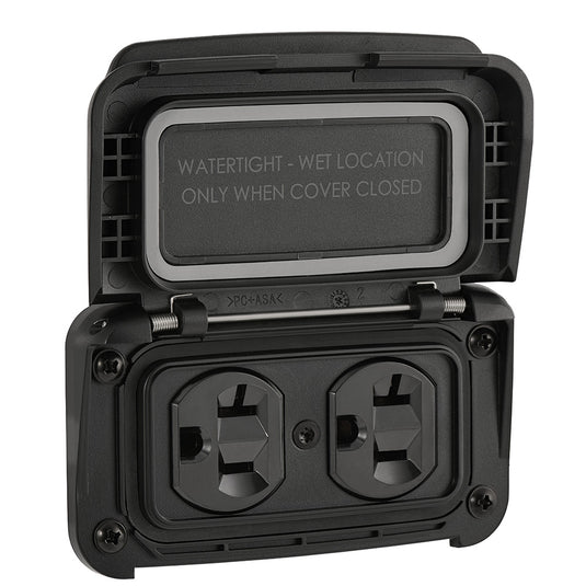 Scanstrut Ventura Series Dual AC Outlet  125V  20A SCVP1
