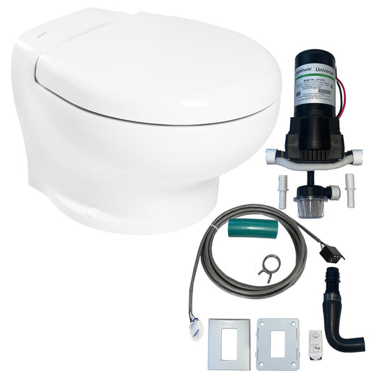 Thetford Nano Eco Compact Toilet Raw Water Kit wInlet Pump  12V TNANO12PWENARWKIT