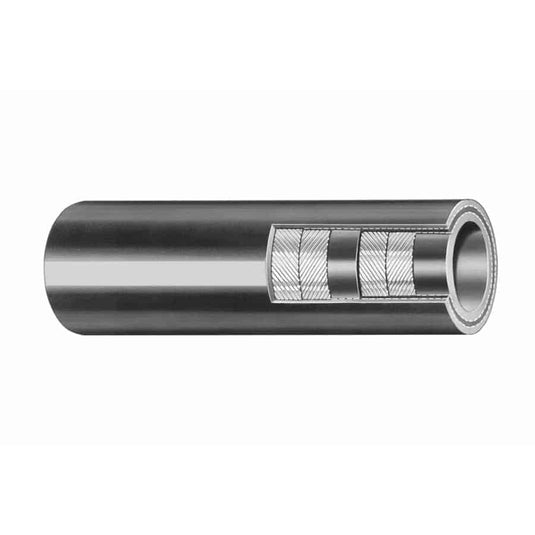 Trident Marine 38 x 50 Box Black HD Water Hose 200 PSI 1320386