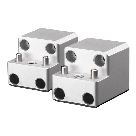 PTM Watersports Board Rack Mount  4 Bolt  Silver  Pair P131681400TEBCL