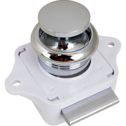 SeaDog Push Button Rim Latch  Chrome Plated Brass 2243001