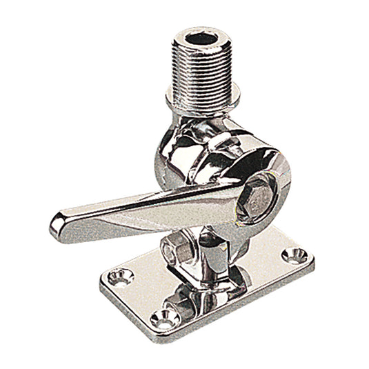 SeaDog Adjustable Antenna Base  Die Cast Zinc Chrome Plated 3293001
