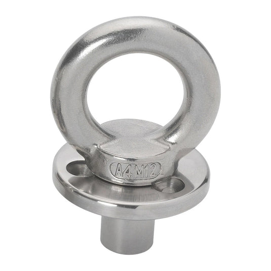 Barton Deck Plate wFixing  Eye wBlanking Plug  M12 Eye 60362