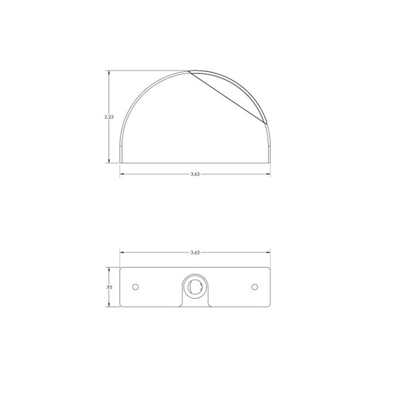 Load image into Gallery viewer, Lumitec Surface Mount Aluminum Navigation Light Starboard  Green 101835
