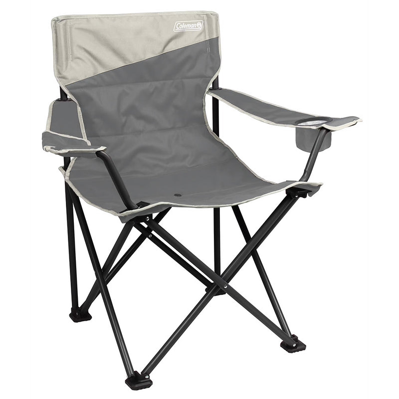 Load image into Gallery viewer, Coleman Big  Tall Quad Camping Chair  Grey 2178363

