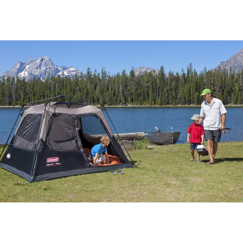 Load image into Gallery viewer, Coleman 4Person Cabin Camping Tent wInstant Setup  Black 2206916

