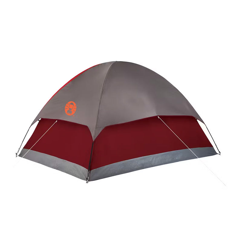 Load image into Gallery viewer, Coleman 4Person Flatwoods II Lightweight Dome Camping Tent  Red 2207389
