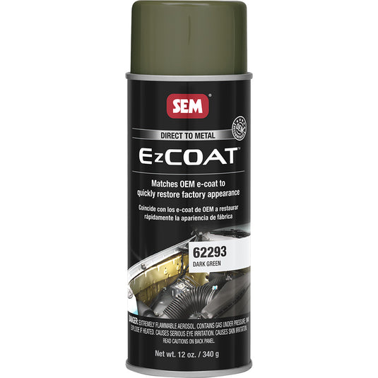 SEM Ez Coat  16oz Aerosol Can  Dark Green 62293