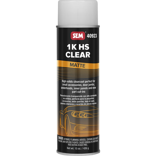 SEM 1K HS Clear  20oz Aerosol Can  Matte Finish 40923