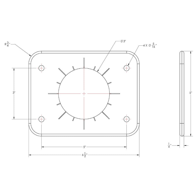 Load image into Gallery viewer, TACO Grand Slam 300 Universal Backing Plate fGS300  GS390  Pair BP0300BSY1
