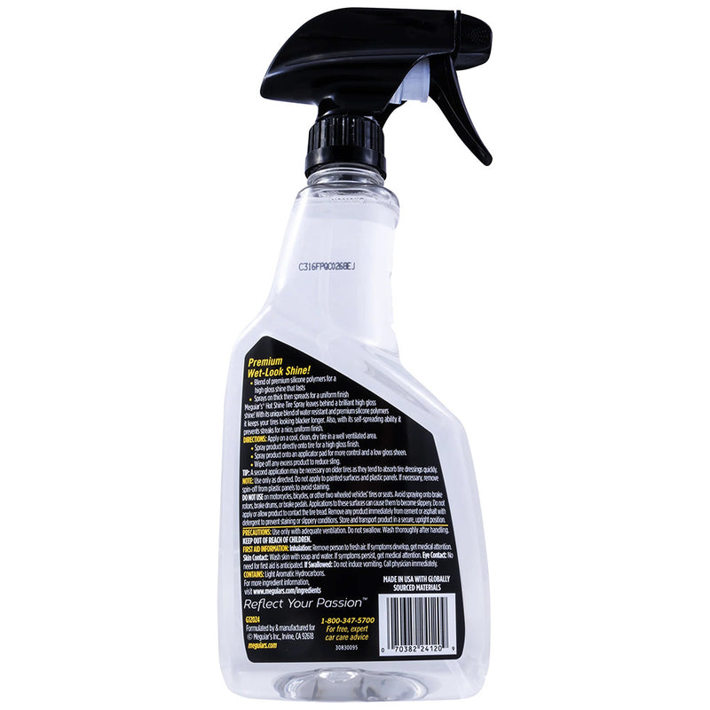 Load image into Gallery viewer, Meguiars Hot Shine Tire Spray  24oz G12024
