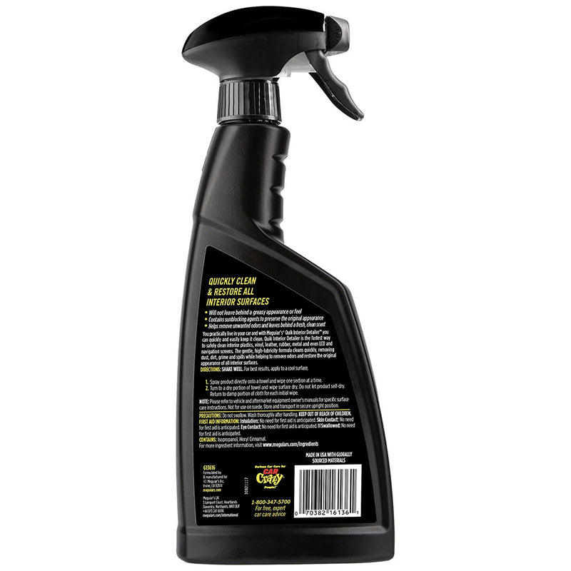 Load image into Gallery viewer, Meguiars Quik Interior Detailer  16oz G13616
