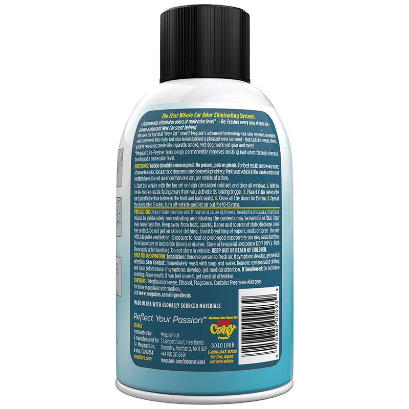 Load image into Gallery viewer, Meguiars Whole Car Air Refresher Odor Eliminator  New Car Scent G16402
