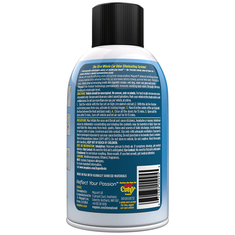 Load image into Gallery viewer, Meguiars Whole Car Air Refresher Odor Eliminator  Summer Breeze Scent G16602

