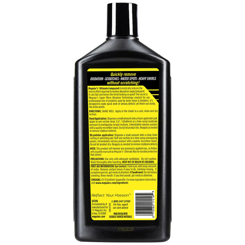 Load image into Gallery viewer, Meguiars Ultimate Compound  16oz G17216
