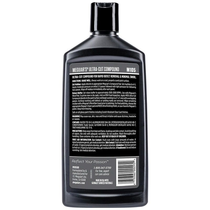 Load image into Gallery viewer, Meguiars Professional UltraCut Compound  8oz M10508
