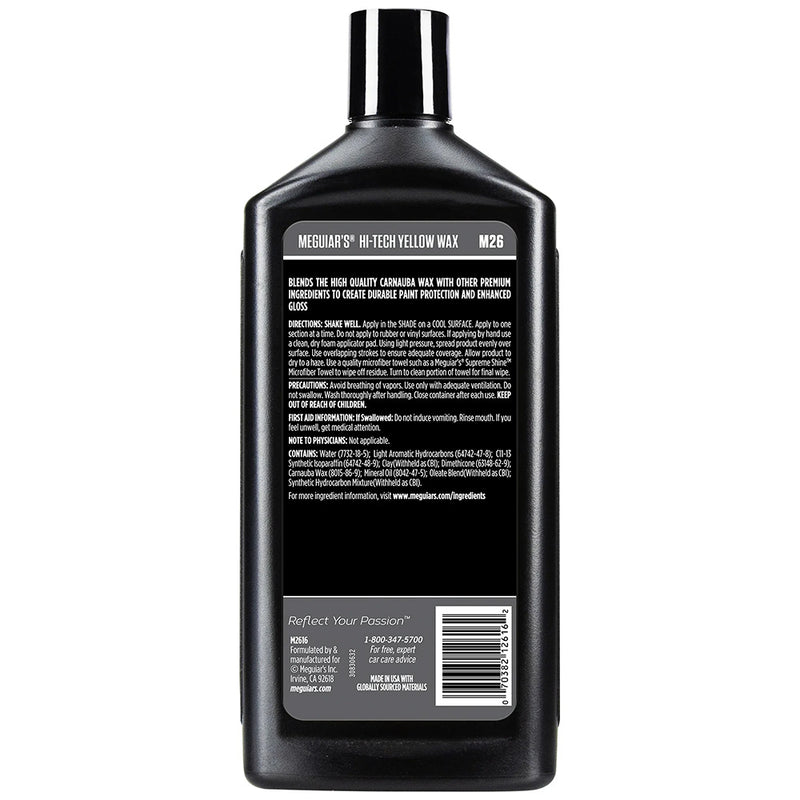 Load image into Gallery viewer, Meguiars HiTech Yellow Wax  16oz M2616
