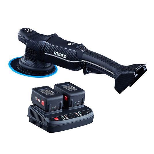 RUPES Random Orbital Polisher Bigfoot HLR21 iBrid Tool Plus Charger  2Batteries HLR21CB2STD