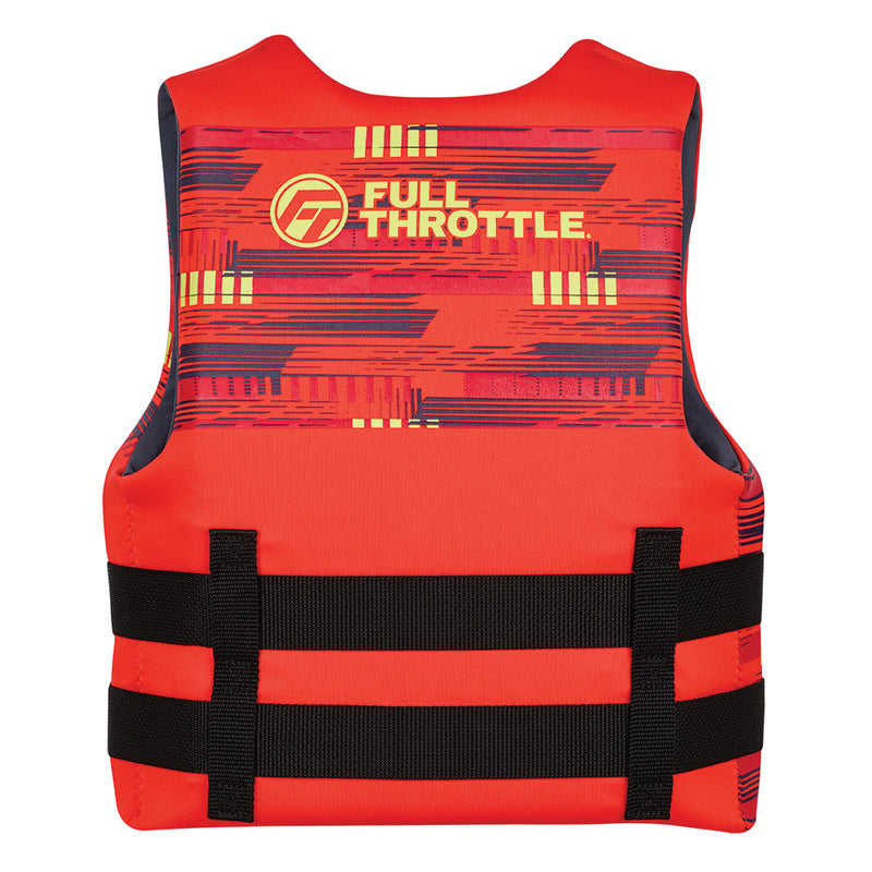 Load image into Gallery viewer, Full Throttle Youth RapidDry Life Jacket  Red 14210010000226
