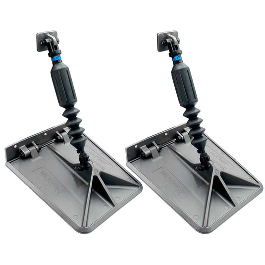 Smart Tabs SX Trim Tabs by Lectrotab 95 x 10 f1216 Boats w40lb Actuators  4080HP  Gunmetal Grey SXG951040