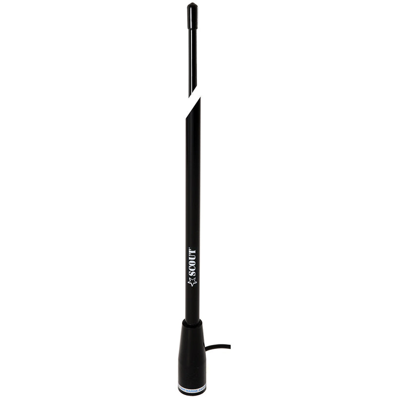 Load image into Gallery viewer, Scout 5 Black VHF Antenna 3dB Nylon Ferrule w5M RG58 Coax KS22 PF AN NVHF00004T
