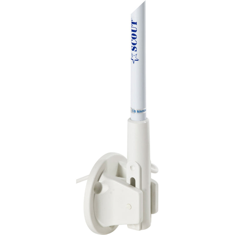 Load image into Gallery viewer, Scout 5 White VHF Antenna 3dB Lift  Lay Mount w5M RG58 PF AN NVHF00005
