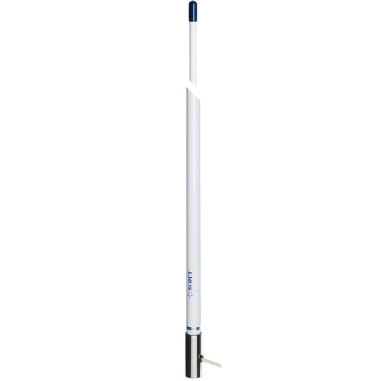 Scout 8 White VHF Antenna 6dB Stainless Steel Ferrule w5M RG58 Coax Includes PL259 KS42 PF AN NVHF00007T