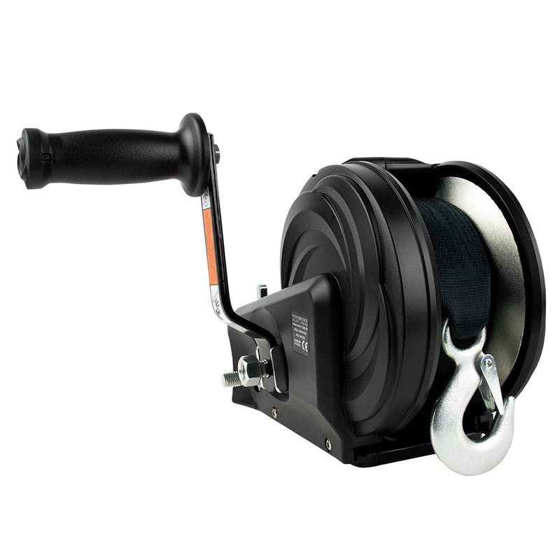 Load image into Gallery viewer, Powerwinch Select Series Winch 1800lb 2 Speed 6 Crank Arm  Carbon Black 21400W18006BR
