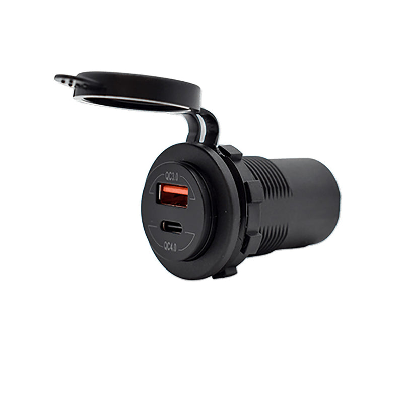 Load image into Gallery viewer, Bluewater Round Dual USBUSBC Charger 30004001A
